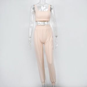 Jogger Set in Nude